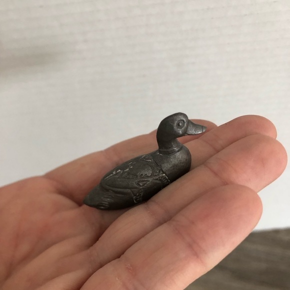 Vtg Decorative Lead Duck - Picture 2 of 13